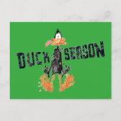 Disgeïntegreerde DAFFY DUCK™ "Duck Season" Briefkaart (Voorkant)