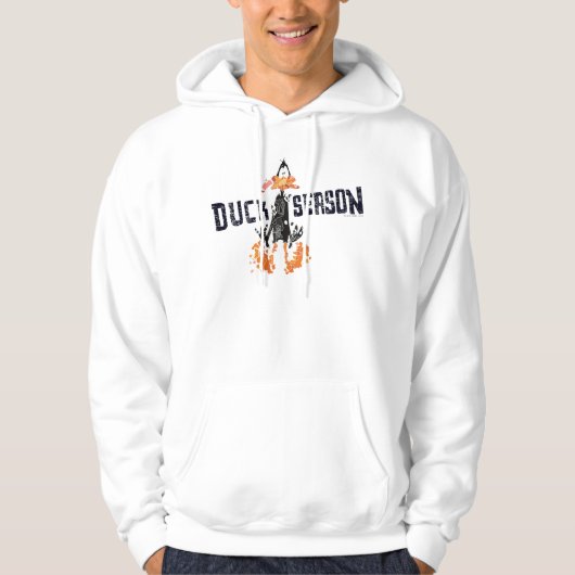Disgeïntegreerde DAFFY DUCK™ "Duck Season" Hoodie (Voorkant)