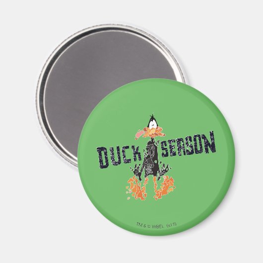 Disgeïntegreerde DAFFY DUCK™ "Duck Season" Magneet (Voorkant / Achterkant)
