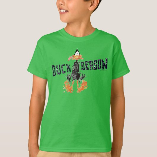 Disgeïntegreerde DAFFY DUCK™ "Duck Season" T-shirt (Voorkant)