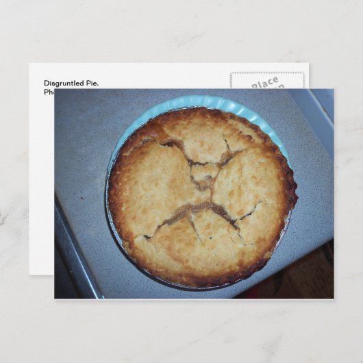 Disgruntled Pie Briefkaart (Voorkant / Achterkant)