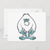 Disgruntled Yeti Briefkaart (Voorkant / Achterkant)