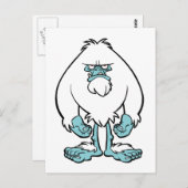 Disgruntled Yeti Briefkaart (Voorkant / Achterkant)