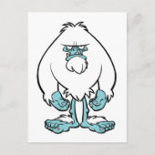 Disgruntled Yeti Briefkaart (Voorkant)