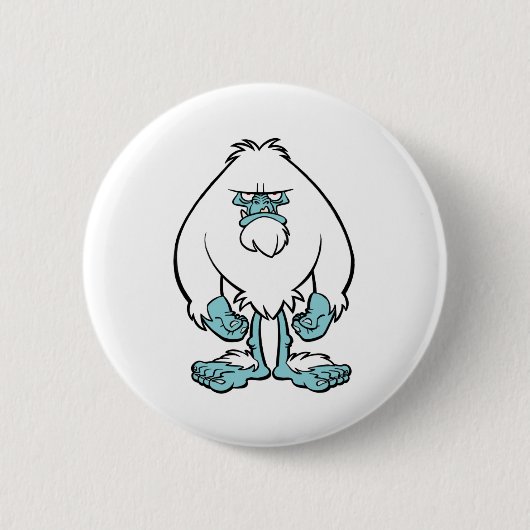 Disgruntled Yeti Ronde Button 5,7 Cm (Voorkant)