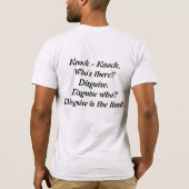 Disguise Knock - Knock Joke-shirt T-shirt (Achterkant)