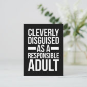 Disgusible Adult Funny Quote Briefkaart (Staand voorkant)