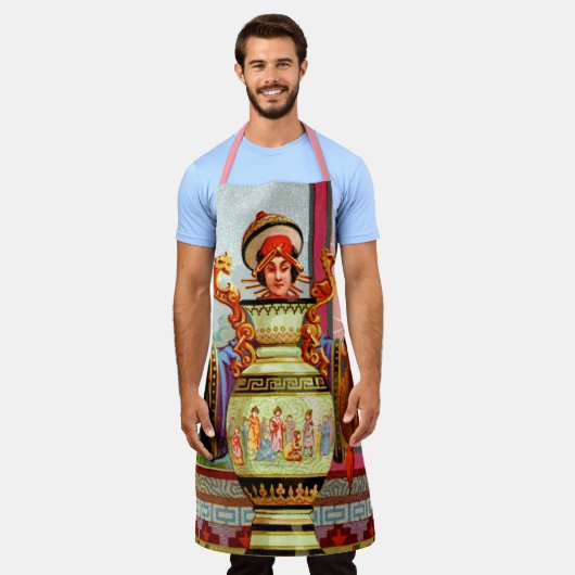 Dish Darlings Dragon Lady Groot Schort (Gedragen)