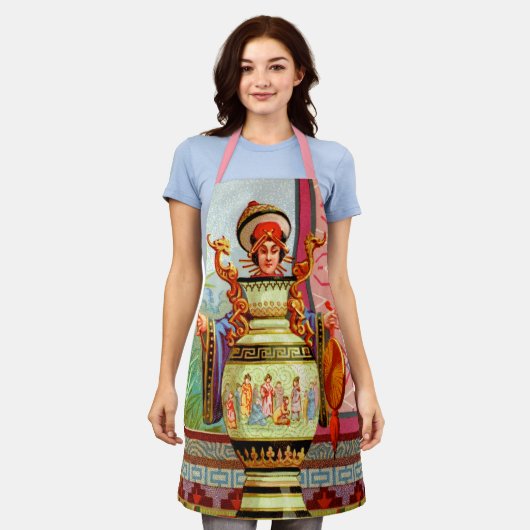 Dish Darlings Dragon Lady Medium Schort (Gedragen)