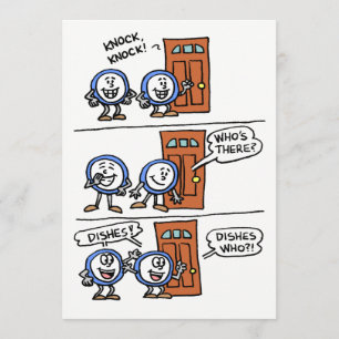 Dish en nodigt aan een partij uit uitnodigen kaart