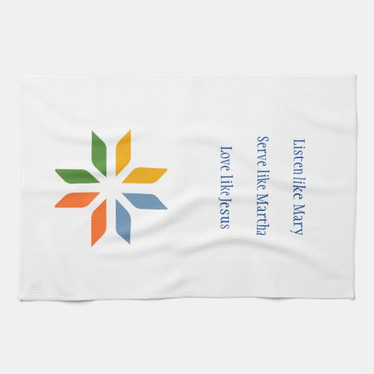 Dish handdoek voor de Mary's en Martha's! (Horizontaal)