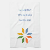 Dish handdoek voor de Mary's en Martha's! (Verticaal)