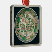 Dish met famille verte decoratie (Rechts)