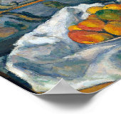 Dish of Apples Paul Cezanne Famous Visual Arts Pos Poster (Hoek)