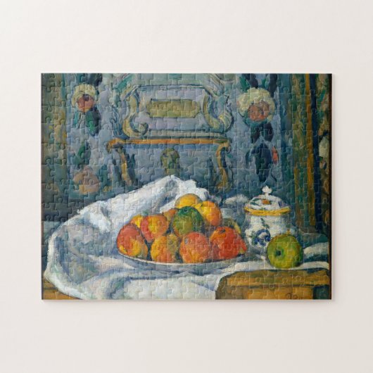 Dish of Apples Paul Cezanne Post Impressionism Com Legpuzzel (Horizontaal)