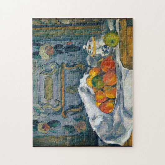 Dish of Apples Paul Cezanne Post Impressionism Com Legpuzzel (Verticaal)
