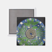 Dish, Palissy Ware Magneet (Voorkant / Achterkant)