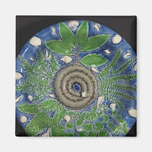 Dish, Palissy Ware Magneet (Voorkant)
