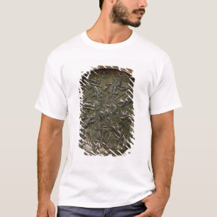 Dish relief-decoratie die godin afschildert t-shirt