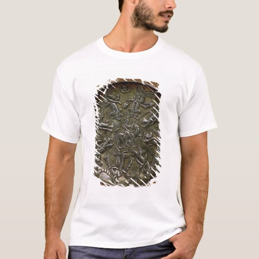 Dish relief-decoratie die godin afschildert t-shirt (Voorkant)