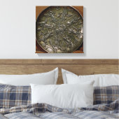 Dish relief-decoratie met godin canvas afdruk (Insitu (Slaapkamer))