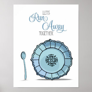 Dish & Spoon Let's onderweg naar Blue Kitchen Poster