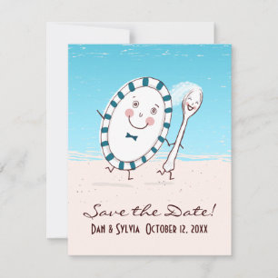 Dish & Spoon Save the Date Wedding Announding