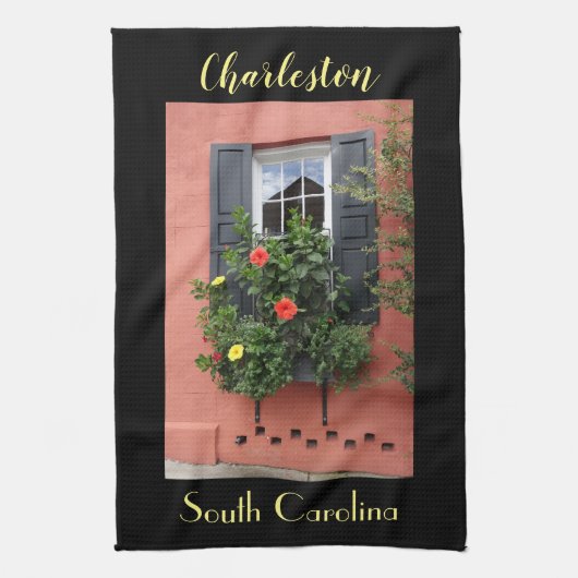 Dish Towel Charleston South Carolina Theedoek (Verticaal)