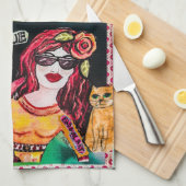 Dish towel-honden theedoek (Quarter Fold)