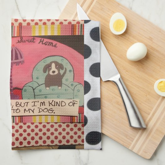 Dish towel-honden theedoek (Quarter Fold)