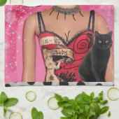 Dish towel Ik heb twee manieren: Namaste of ik sni Theedoek (Gevouwen)