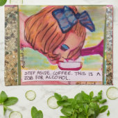 Dish towel-koffie theedoek (Gevouwen)