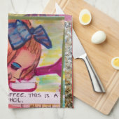 Dish towel-koffie theedoek (Quarter Fold)