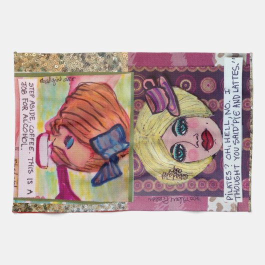 Dish towel-koffie theedoek (Horizontaal)