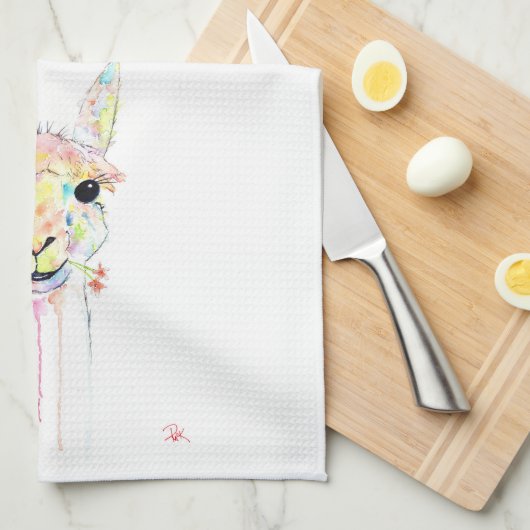 Dish towel Llama Theedoek (Quarter Fold)