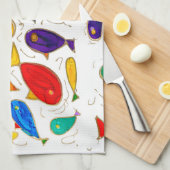 Dish Towel Lovitude Iets smols Fishy Theedoek (Quarter Fold)