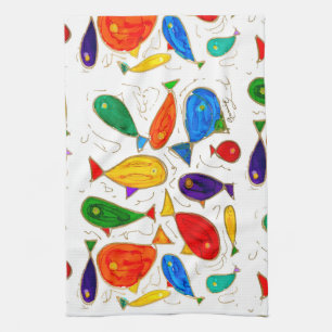 Dish Towel Lovitude Iets smols Fishy Theedoek