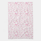 Dish Towel met Roze Dinosaur Theedoek (Verticaal)