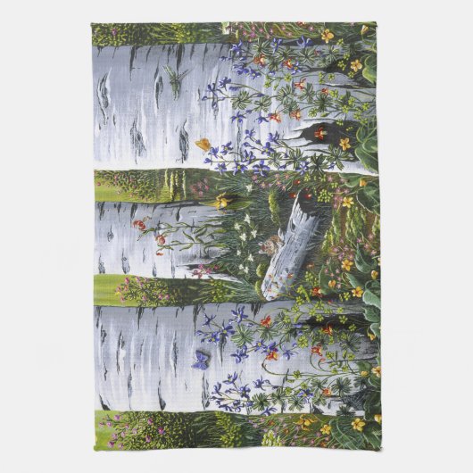 Dish Towel "Old Aspen Grove" Theedoek (Verticaal)