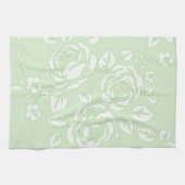 Dish_Towel_Retro_Floral_Green Theedoek (Horizontaal)