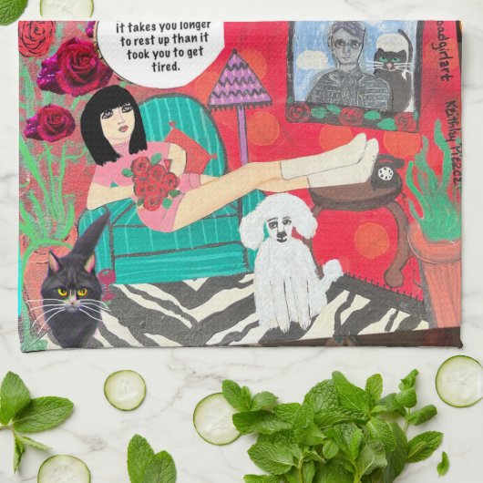 Dish towel theedoek (Gevouwen)