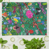 Dish Towel voor de Feestdagen Theedoek (Gevouwen)