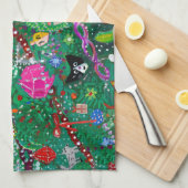 Dish Towel voor de Feestdagen Theedoek (Quarter Fold)
