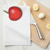 Dish up the Cherries Theedoek (Quarter Fold)