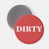 Dish Washer Magnet - DIRTY (Voorkant / Achterkant)