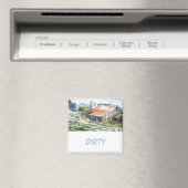 Dish Washer Status Magnet (Insitu (Vaatwasser))