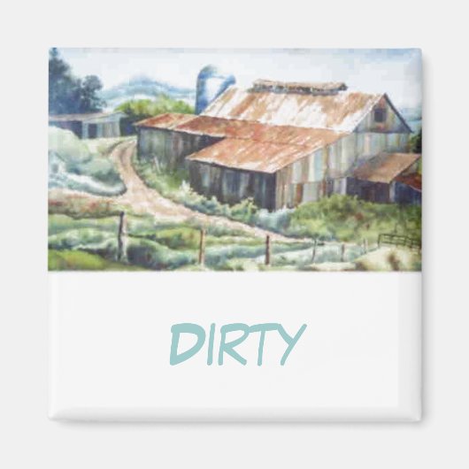 Dish Washer Status Magnet (Voorkant)