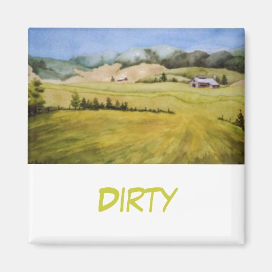 Dish Washer Status Magnet (Voorkant)