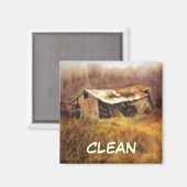 Dish Washer Status Magnet (Voorkant / Achterkant)