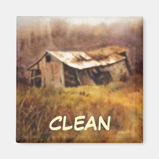 Dish Washer Status Magnet (Voorkant)
